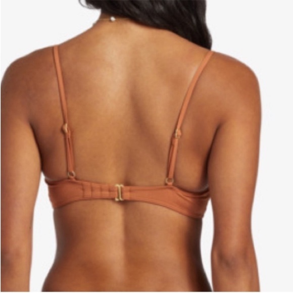 Billabong Medium Bikini 2-piece Sol Searcher V Bralette & Aruba golden brown NWT - Picture 5 of 13